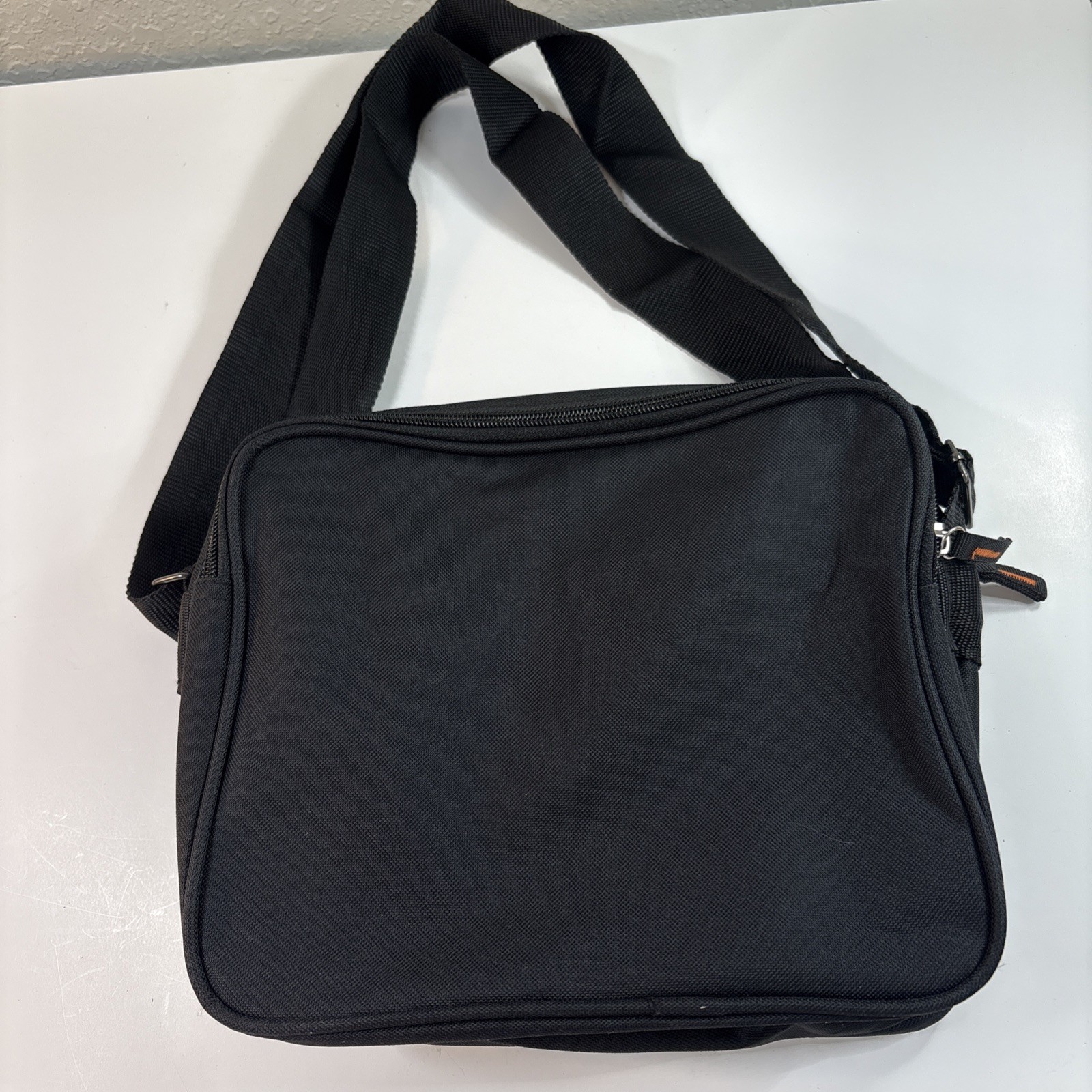 10” Black Men Waterproof Messenger Shoulder Satchel Business Tool Bag Storage