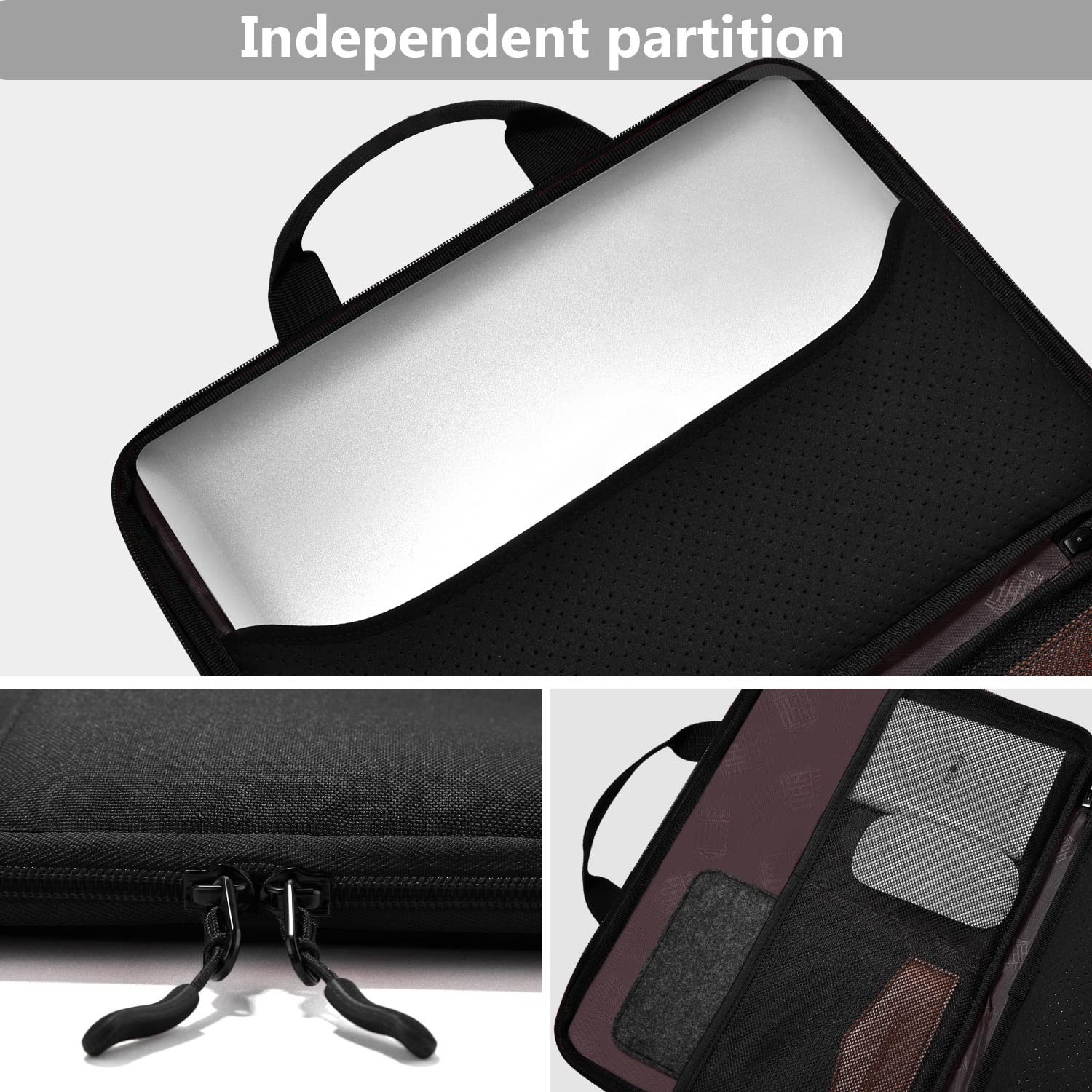 Hseok Laptop Sleeve 13-14 Inch Case Briefcase Compatible with 13″-14″, B04k01