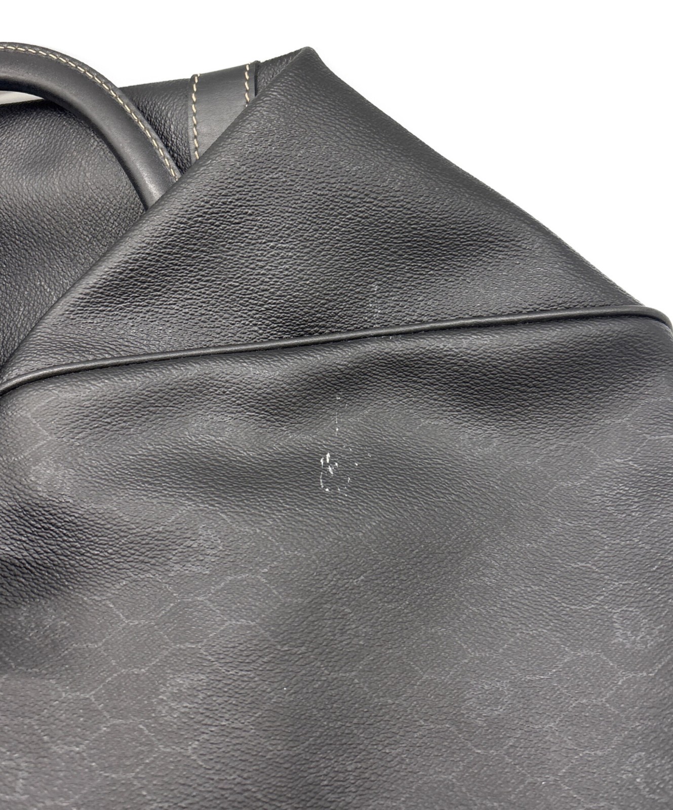 Christian Dior Boston bag Black Leather Men Duffle bag Large capacity