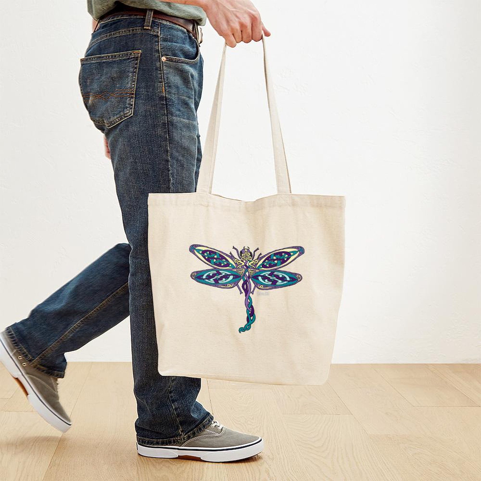 CafePress Reversible Celtic Love Tote Bag (606137138)