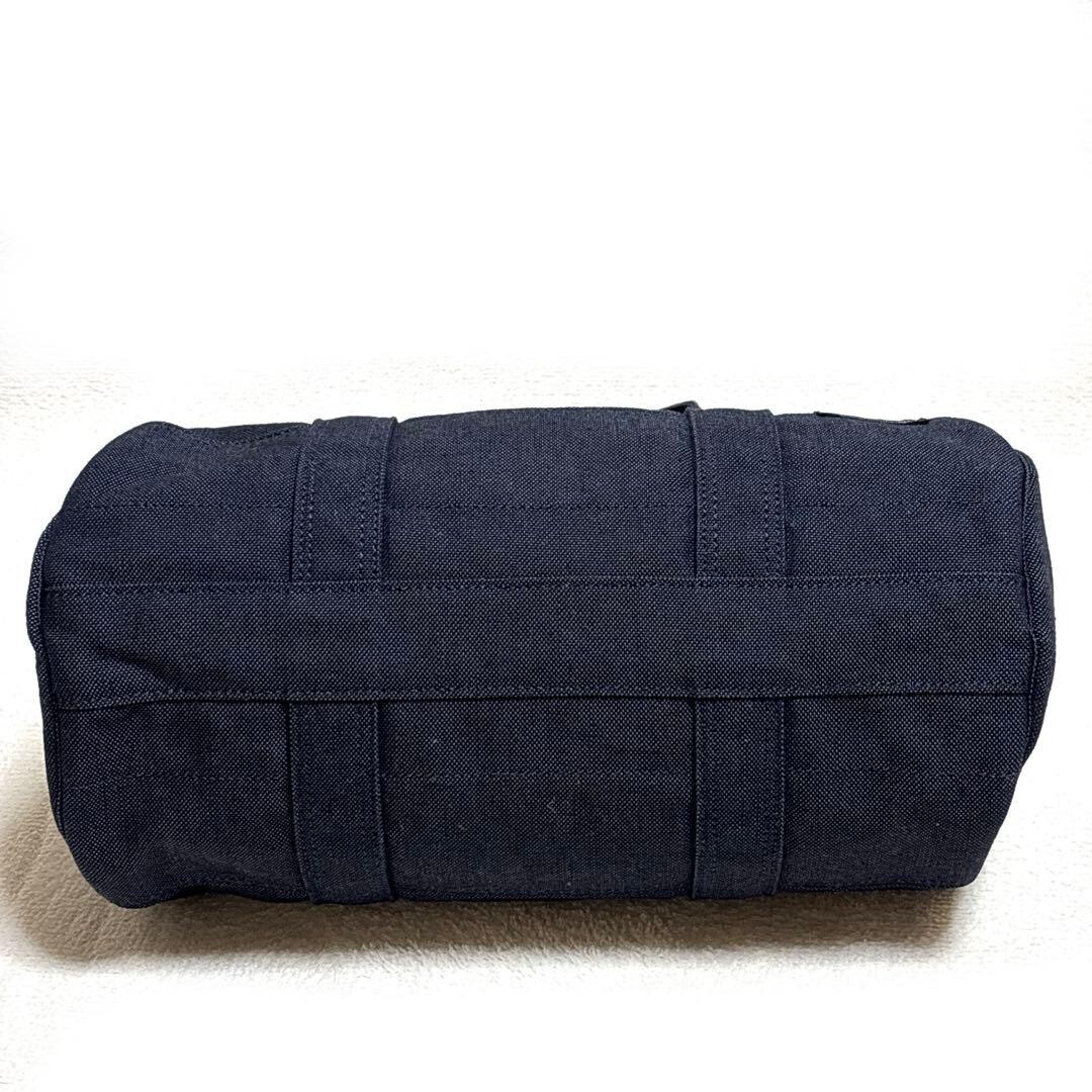 PORTER Smoky Mini Boston Bag Navy Denim Duffle Bag Yoshida Kaban Japan Unisex