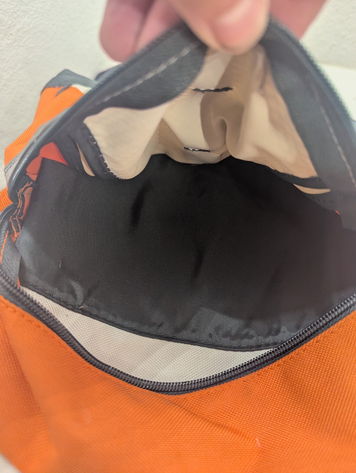 Orange Gray Outdoor Hiking Backpack Daypack Travel School Bag Multi Compartment