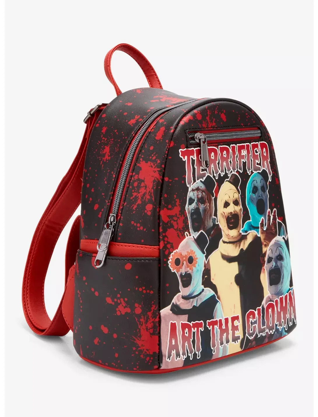 Loungefly Terrifier Art The Clown Splatter Mini Backpack + Wallet Set Horror