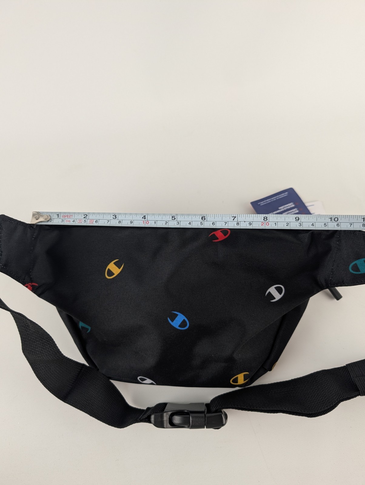 Champion Fanny Pack Waist Bag Black Multi Color C Logo All Over Print