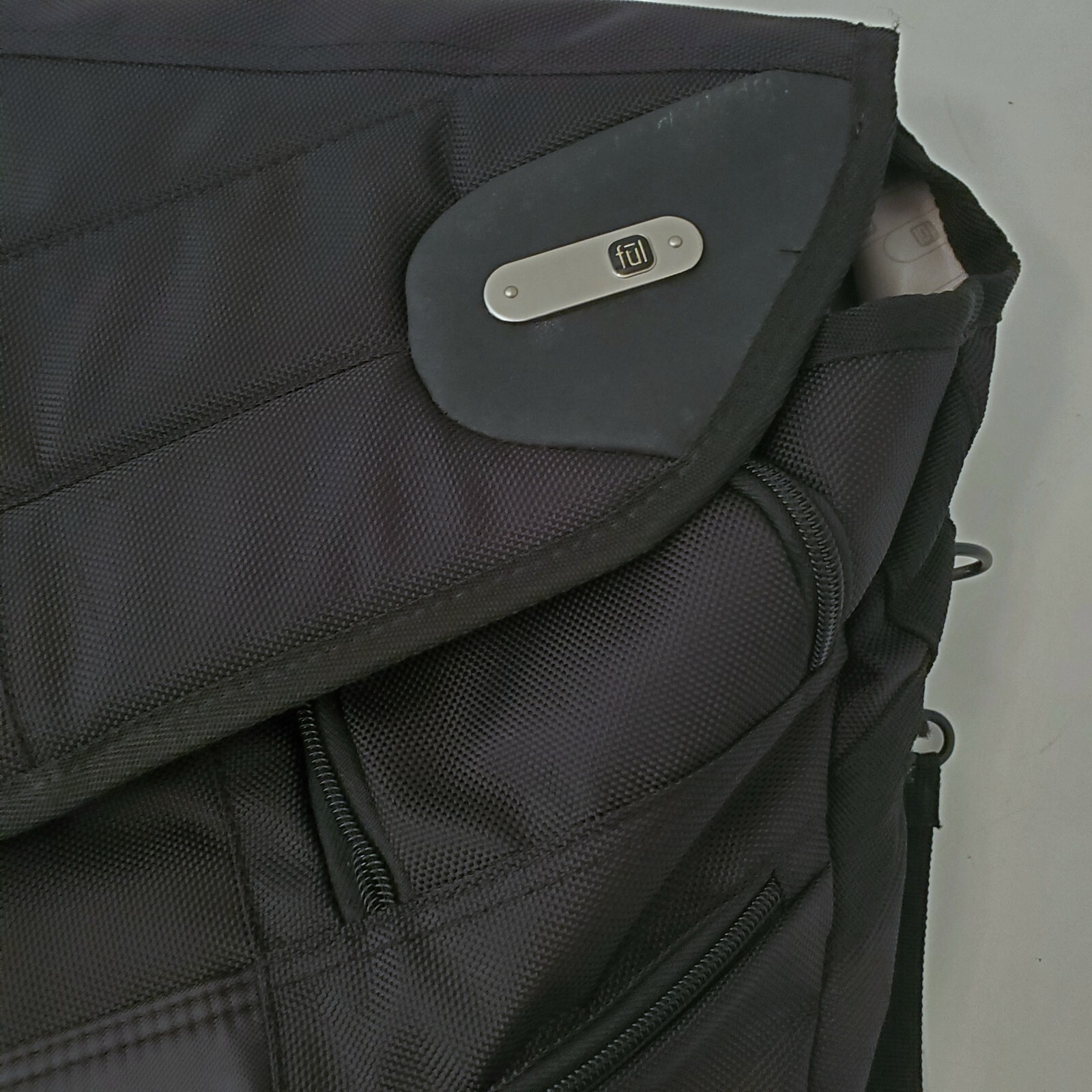 Fui Black Powerbag Messenger Laptop Case Padded See Photos