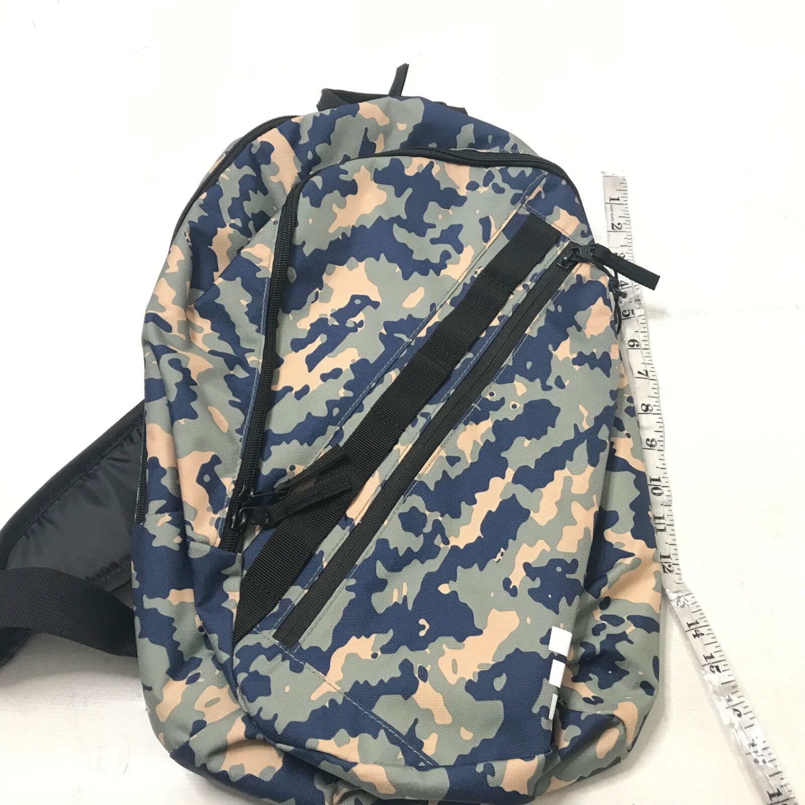 Adidas Prime Sling Single Strap Crossbody Backpack Camo Crew Navy Beige New