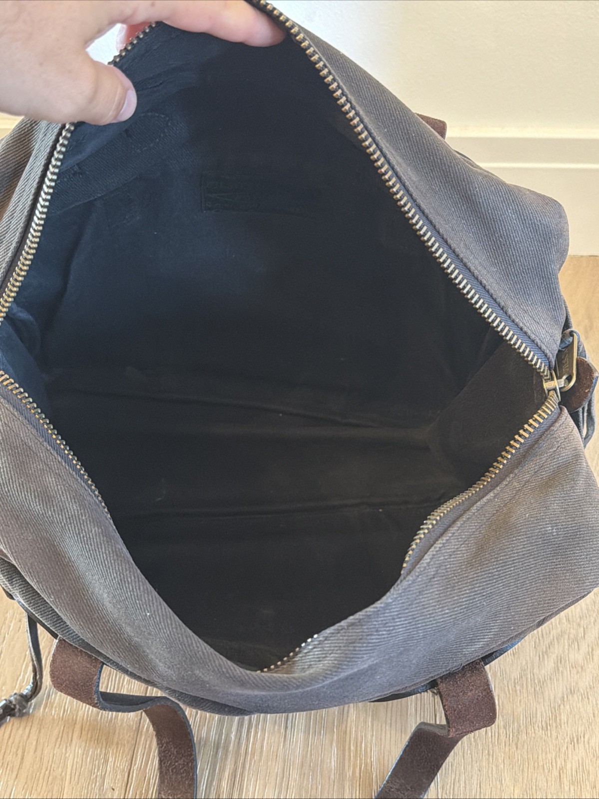 Vintage Filson 70048 Black Rugged Twill Tote Bag | Made in USA | Rare Sample