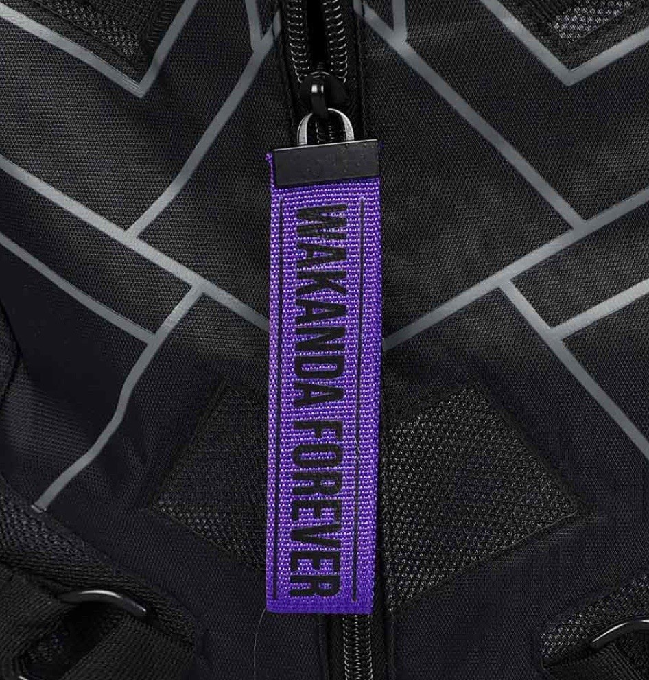 Marvel Studios Bioworld Black Panther Wakanda Forever Tech 18″ Backpack NEW RARE