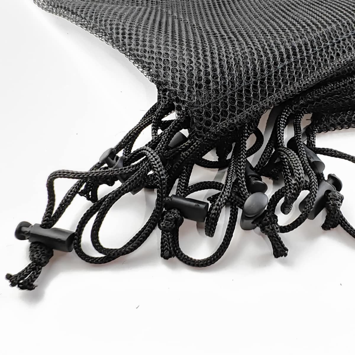 10 Pcs 8×12 Inch Nylon Mesh Drastring Bags with Cord Lock Closure for Balls