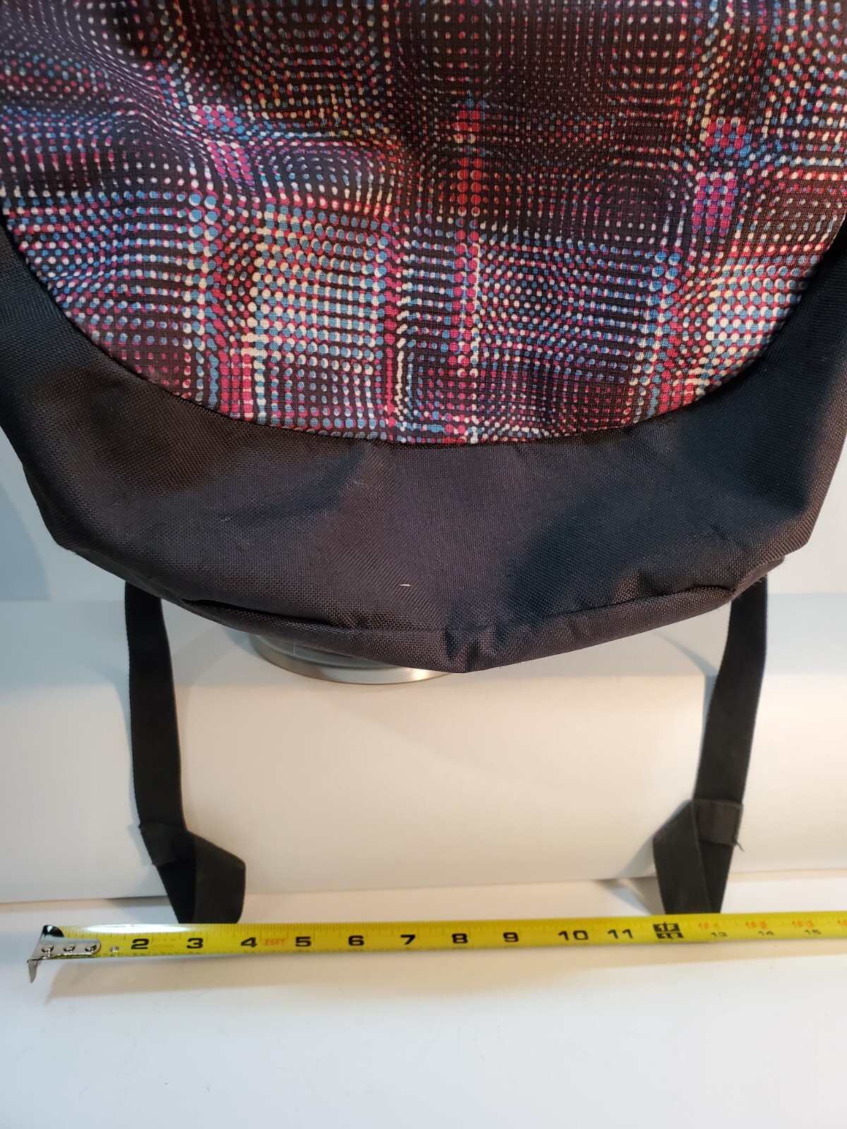Adidas Backpack Black Multicolor Laptop Sleeve Load Spring Straps Mesh EUC