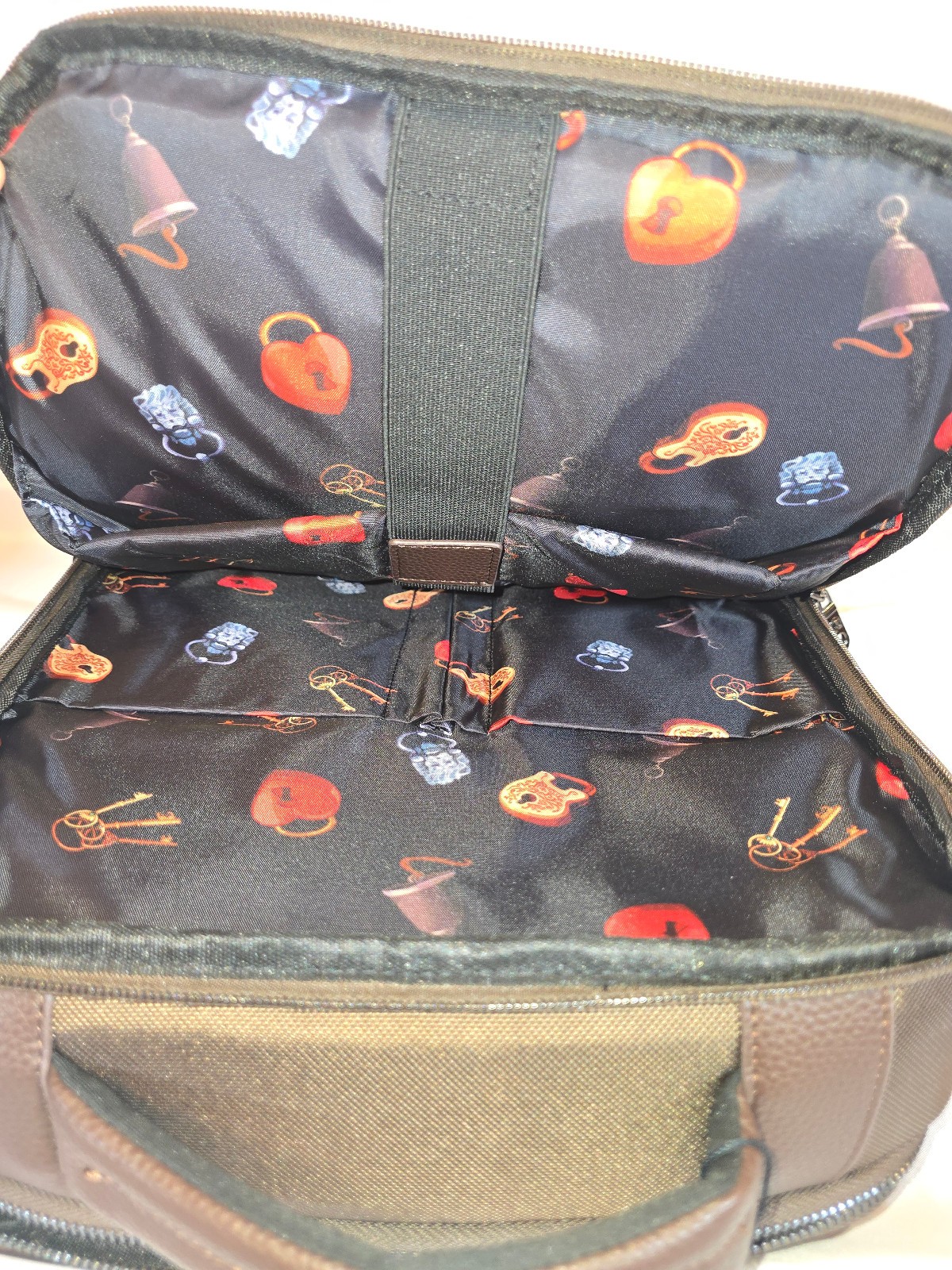 Robert Graham Thurston Mix Media Backpack,Padded Laptop Pocked, MSRP $228,NEW,