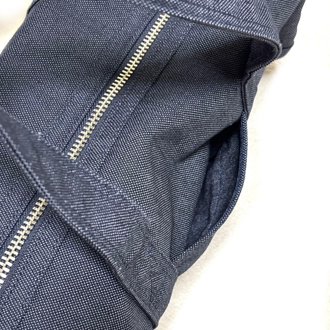 PORTER Smoky Mini Boston Bag Navy Denim Duffle Bag Yoshida Kaban Japan Unisex