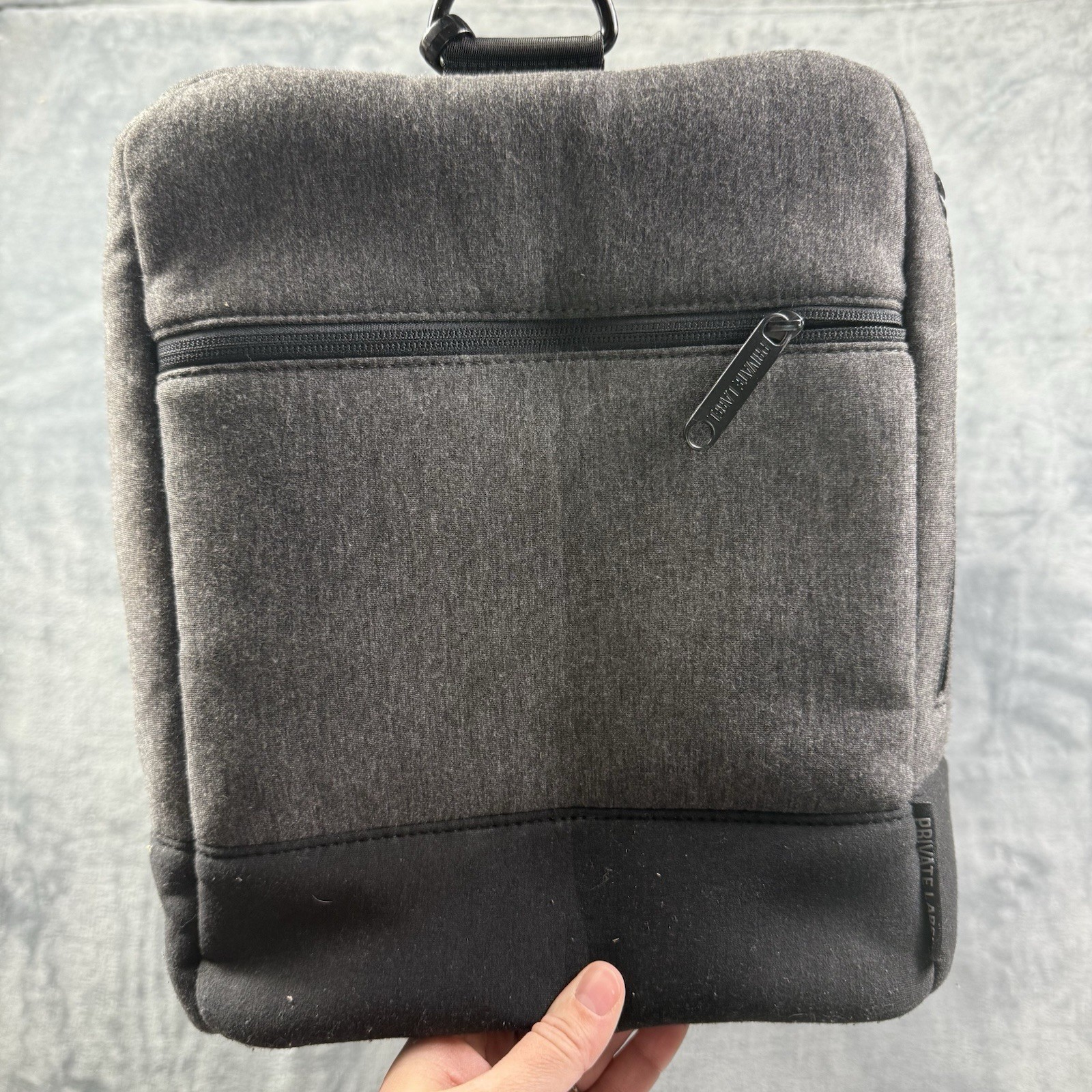 Private Label CARRY ON TRAVEL BAG Limited Edition Duffle Bag Gray Black