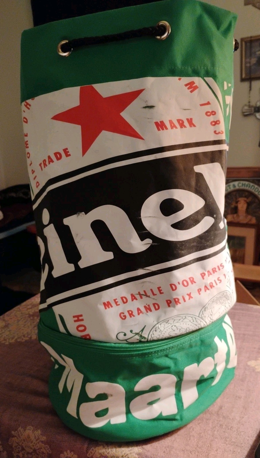 Heineken St Maarten, Canvas Duffel Bag (Couple Of Wear Marks 22in.Tall…