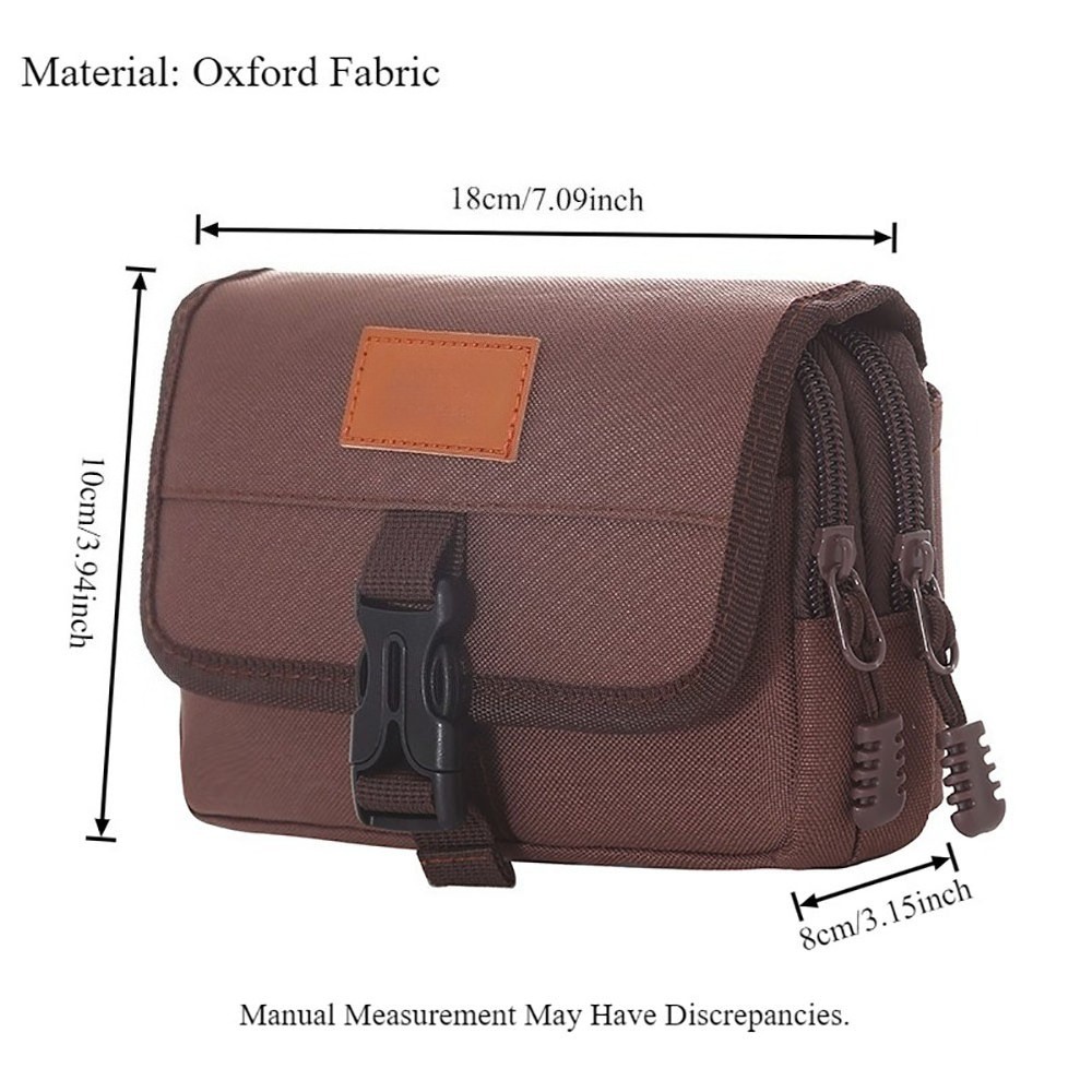 Wear-Resistant Spacious Waterproof Compact Multi-Purpose Oxford Cloth Fanny Pack