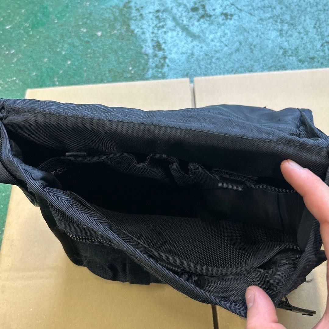 PORTER YOSHIDA HEAT Flap Shoulder Bag Black Japan Authentic