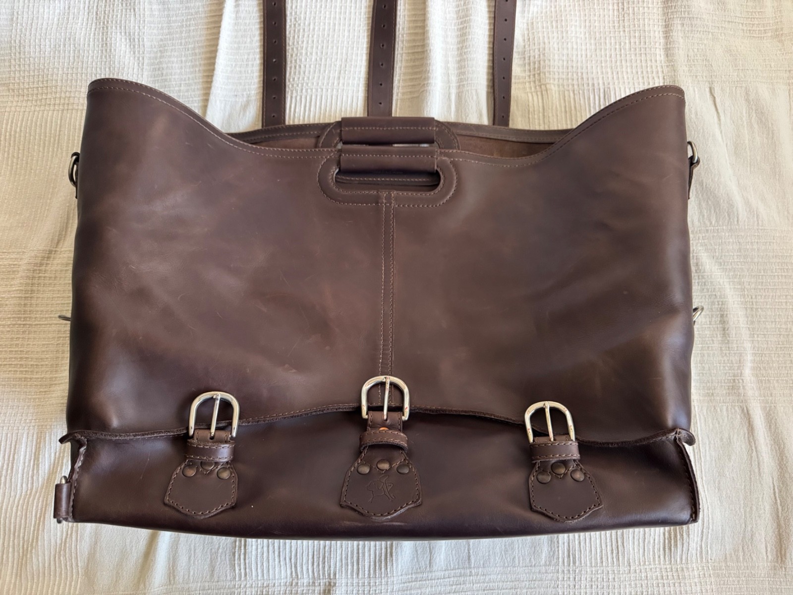 Saddleback Leather Waterbag (Duffle Bag) Dark Coffee Brown