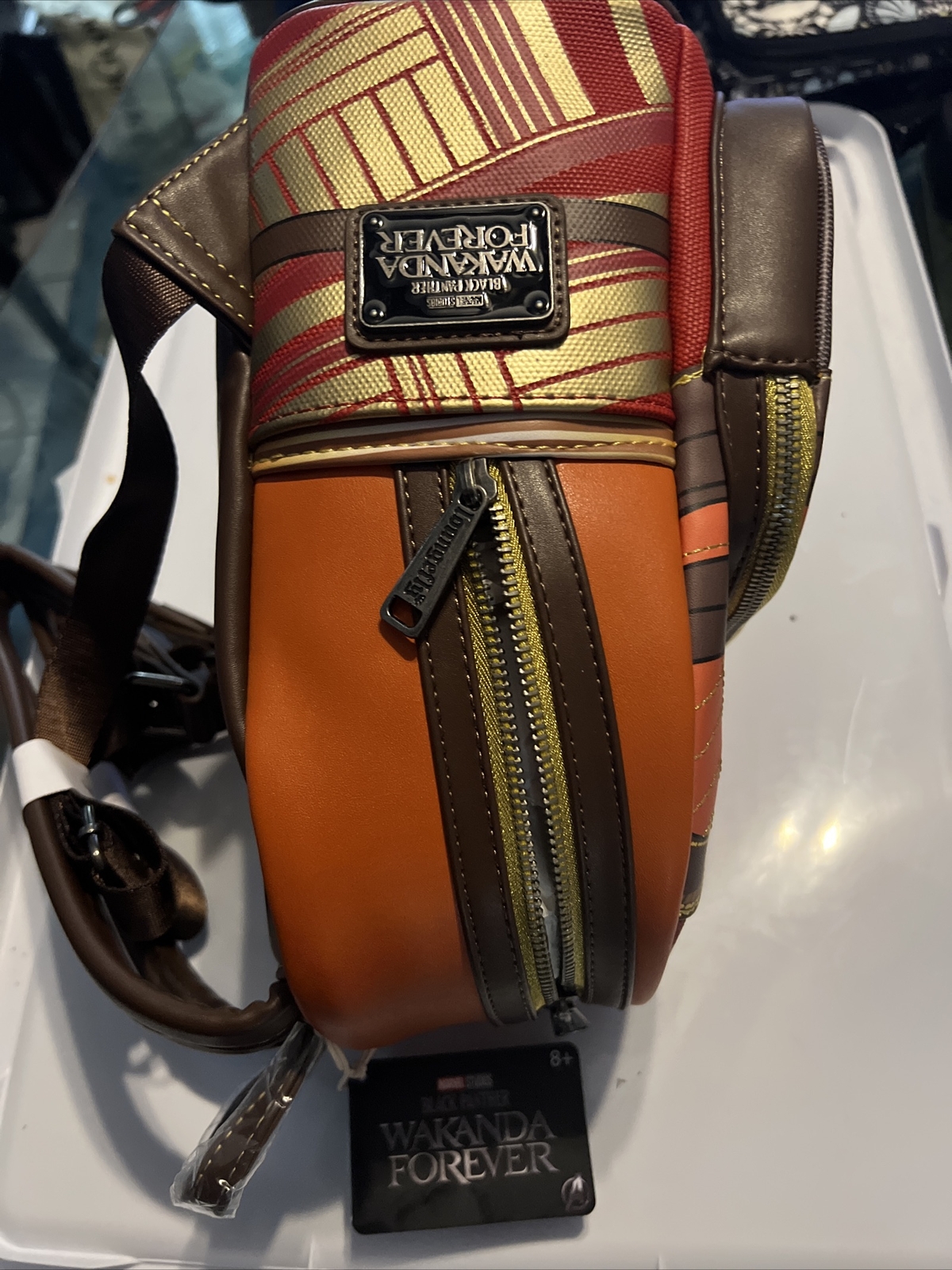 Loungefly Marvel Black Panther Okye Cosplay Mini Backpack