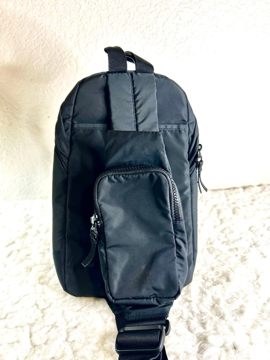 Adidas Essentials 2 Unisex Black Sling Crossbody Bag