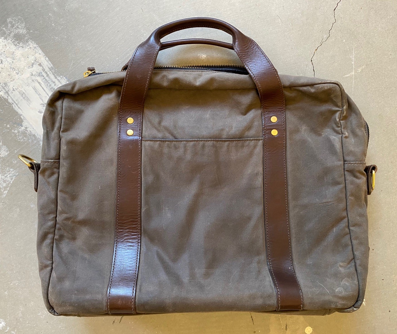 Ernest Alexander Watson Briefcase Bag Charcoal Grey
