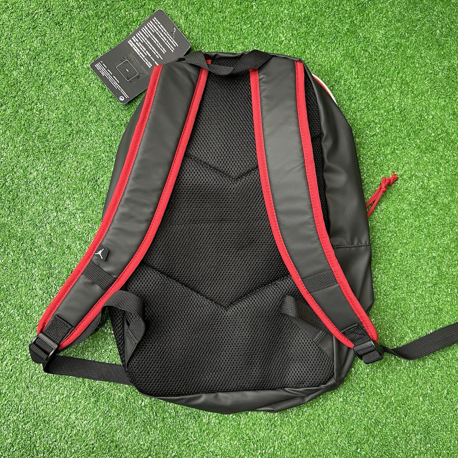 Jordan Crossover City 15″ Laptop Backpack Black Large Red White