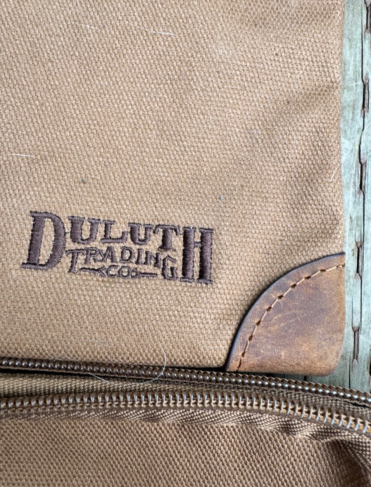 Duluth Trading Co. Brown Solid Zip Pouch Bags Lot of 2, Unisex Adults