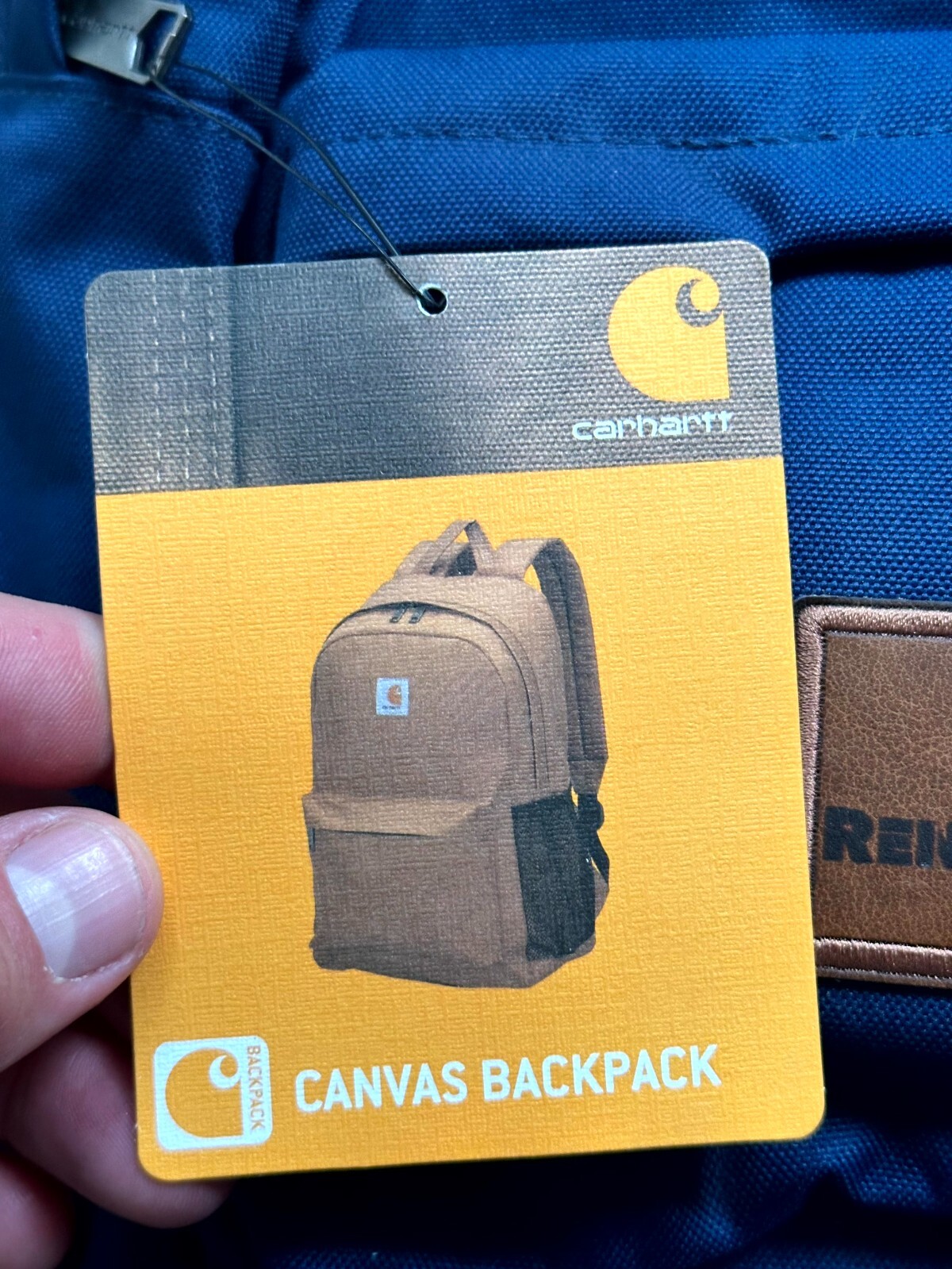 Carhartt Canvas Backpack Navy Disney Reservations Rain Defender 17×12 Outdoors