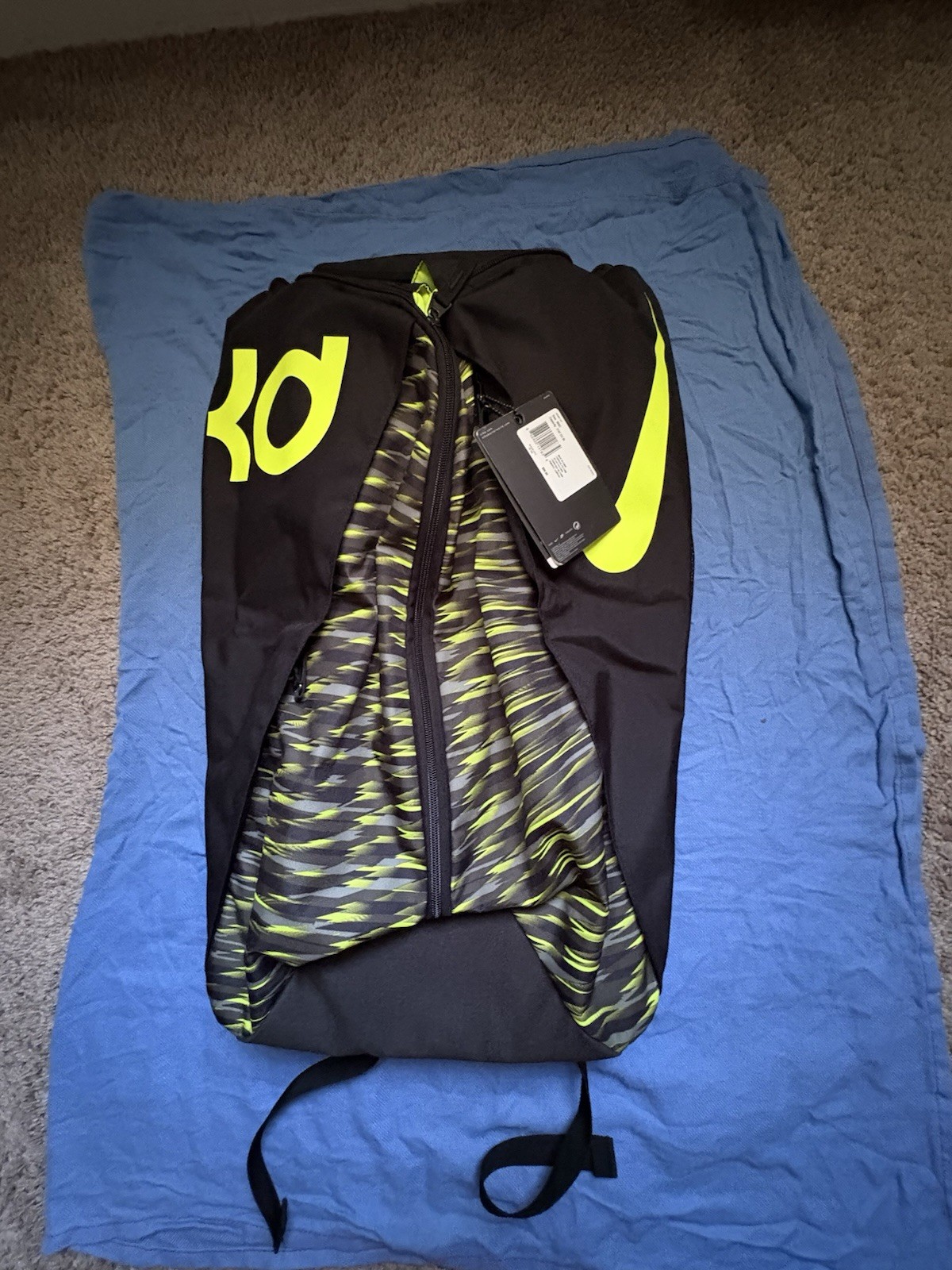 Nike KD VIII Max Air Backpack -Kevin Durant Black Neon Green