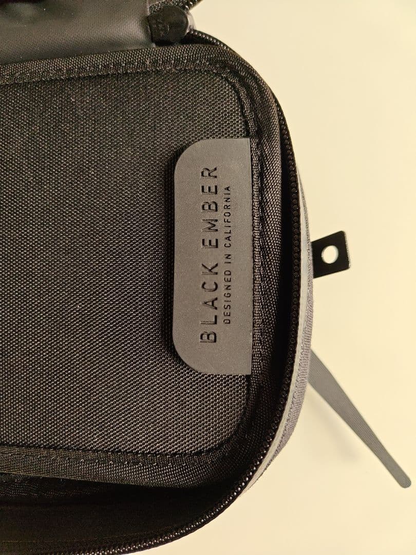 BLACK EMBER Waterproof Sling Bag 2.5L Black High-Strength Waterproof Material