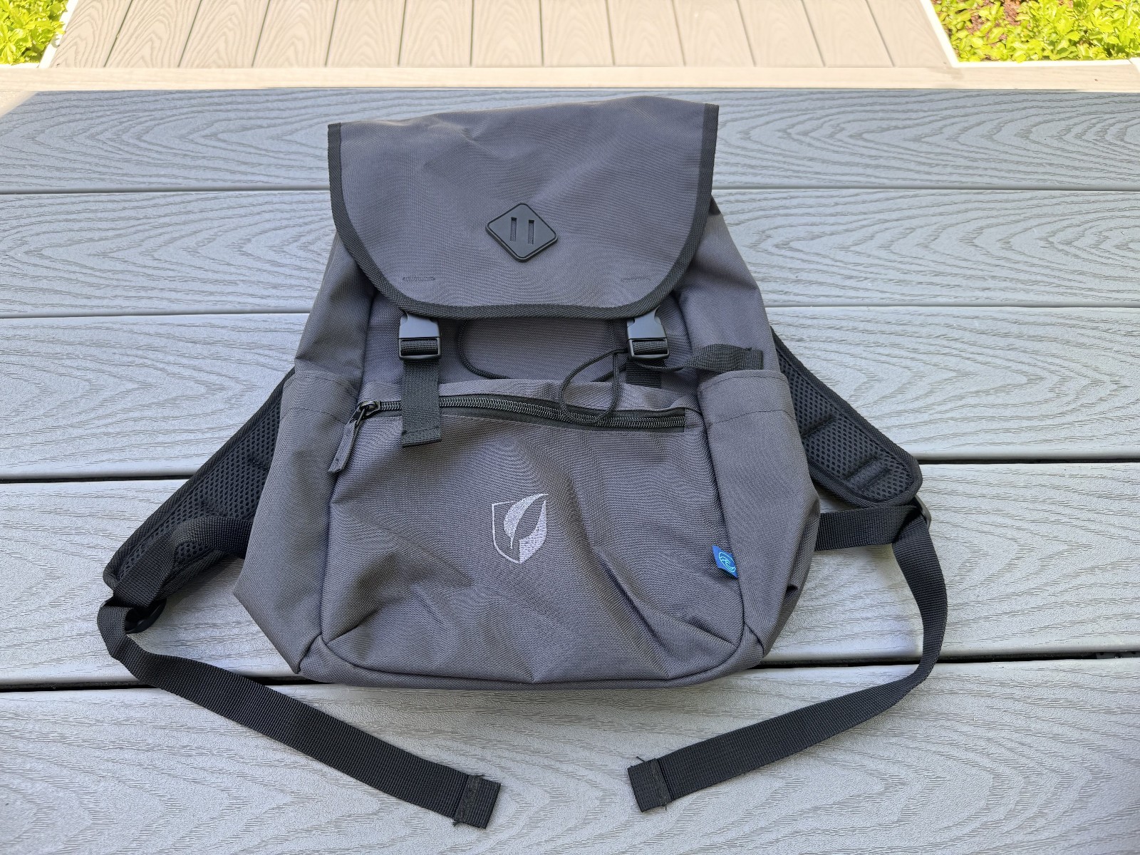 NEW LEEDS REPREVE EVERYDAY BLACK RECYCLE OCEAN PLASTIC 15″ COMPUTER BACKPACK BAG