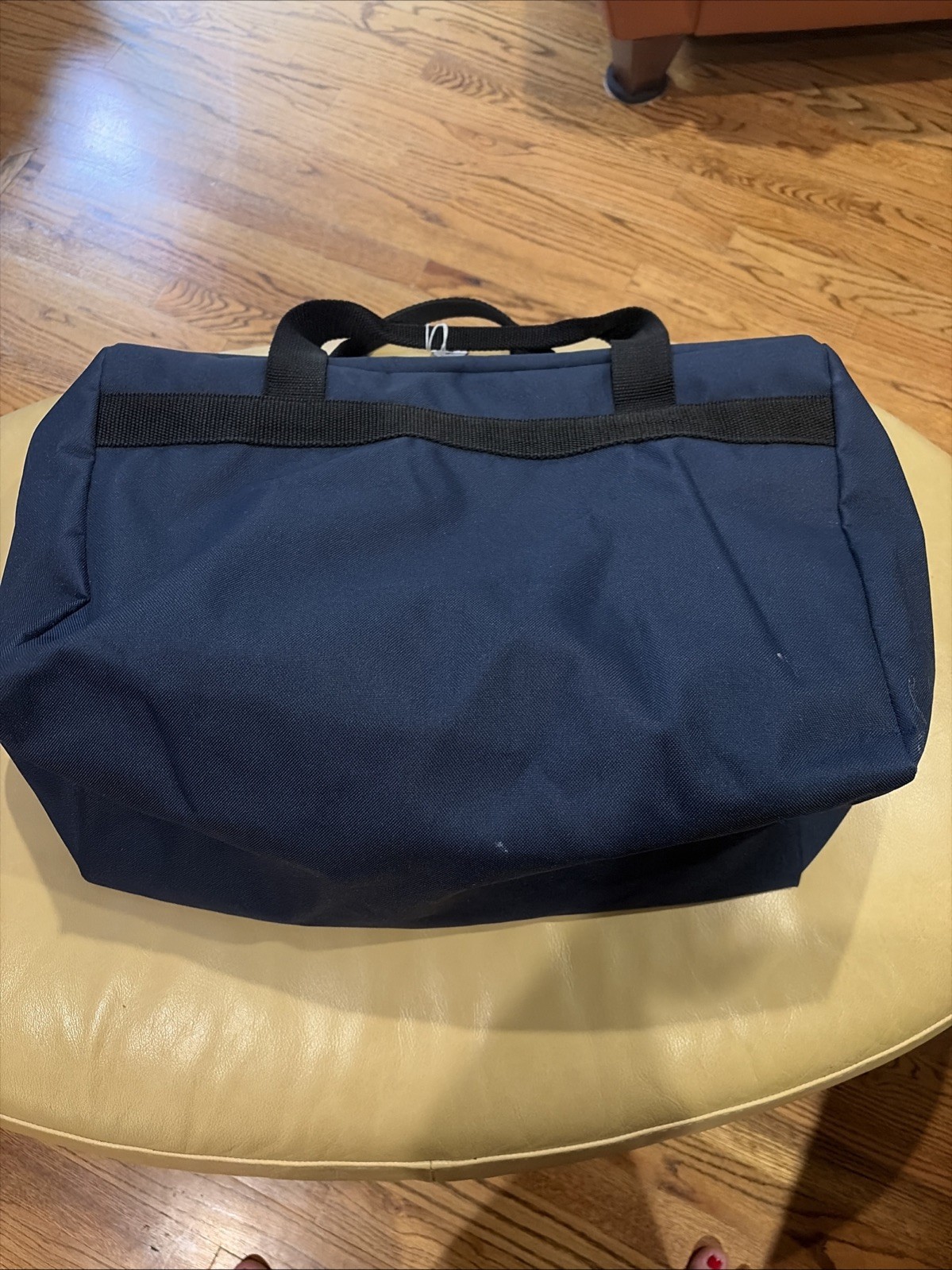 Wrangler Navy Dark Blue W/ Yellow Embroidered Logo – Canvas Travel Duffel Bag