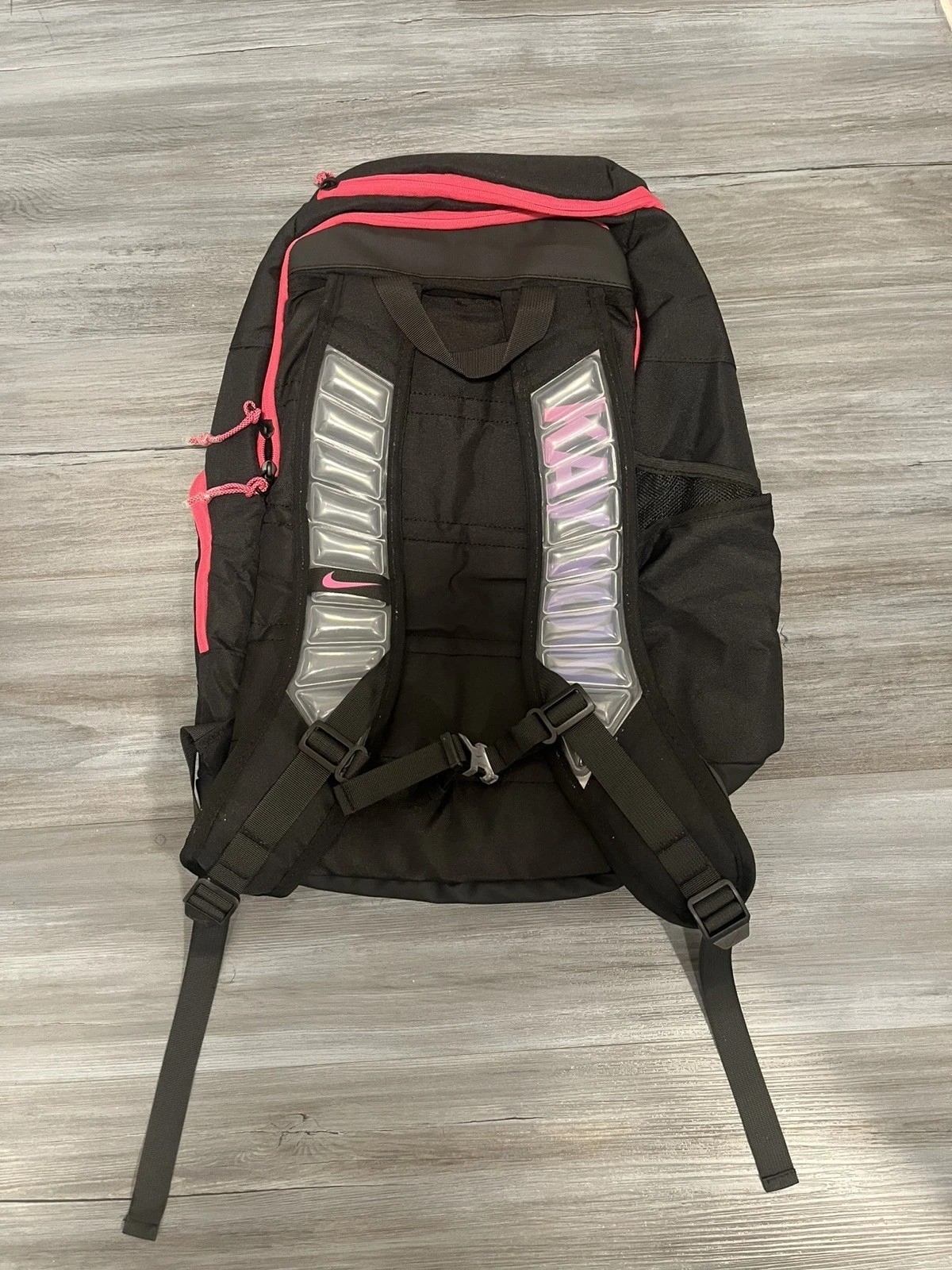 Nike Men’s Hoops Elite Backpack, Black Anthracite and Metallic Silver