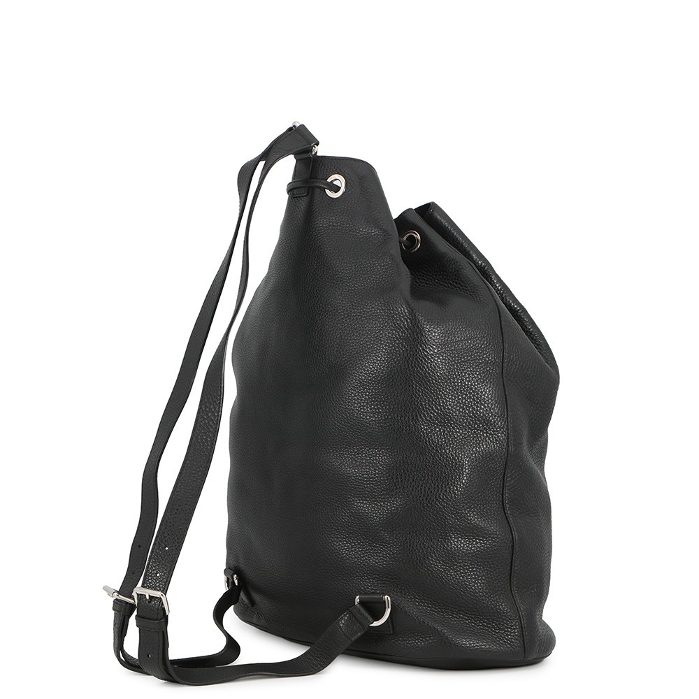 GUCCI Soho Drawstring BagBackpack Leather Black 368587 493075