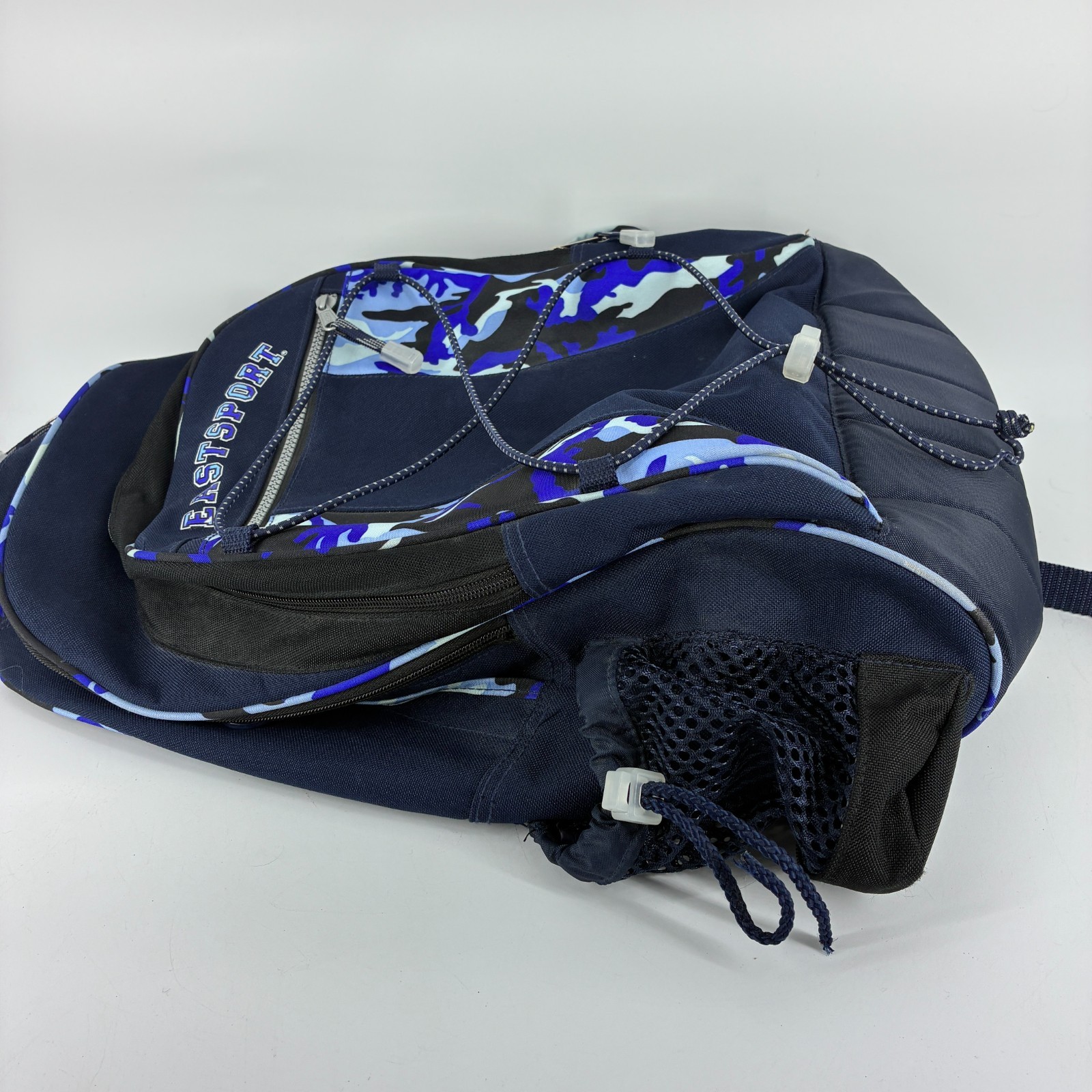 Eastsport Backpack Blue Camouflage Laptop Compartment