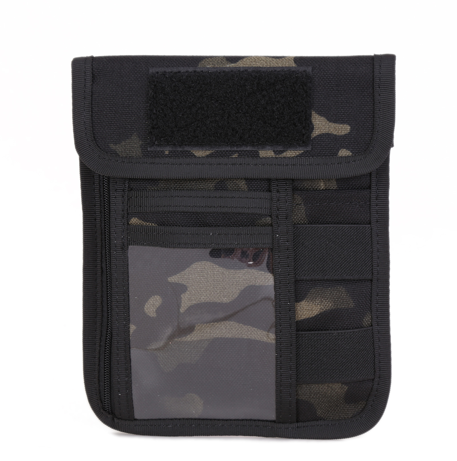 Tactical ID Card Holder Document Chest Hanging Mobile Phone Key Storage Bag US