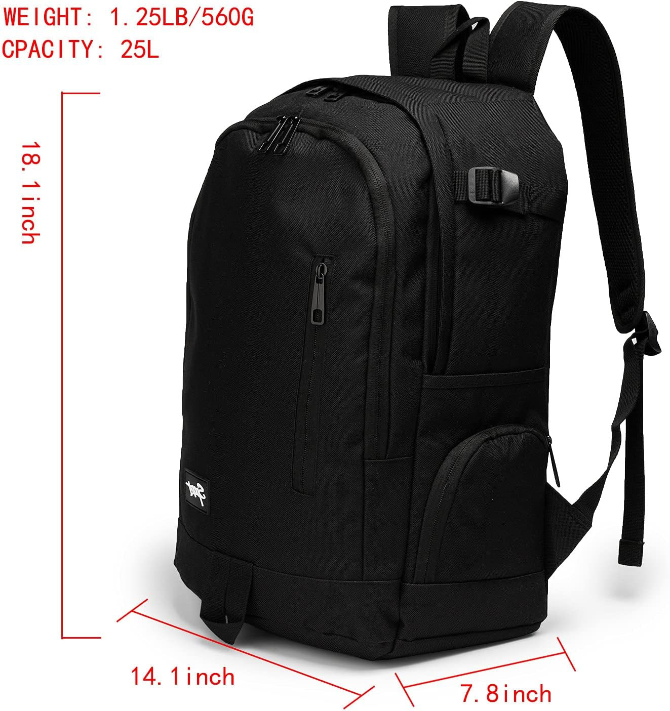 School Backpack Travel Bag for Men & Women Lightweight College Back Pack with…