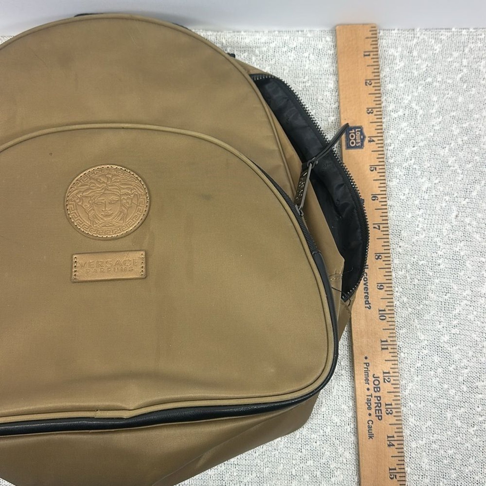 VERSACE Backpack Back Pack Gold Black