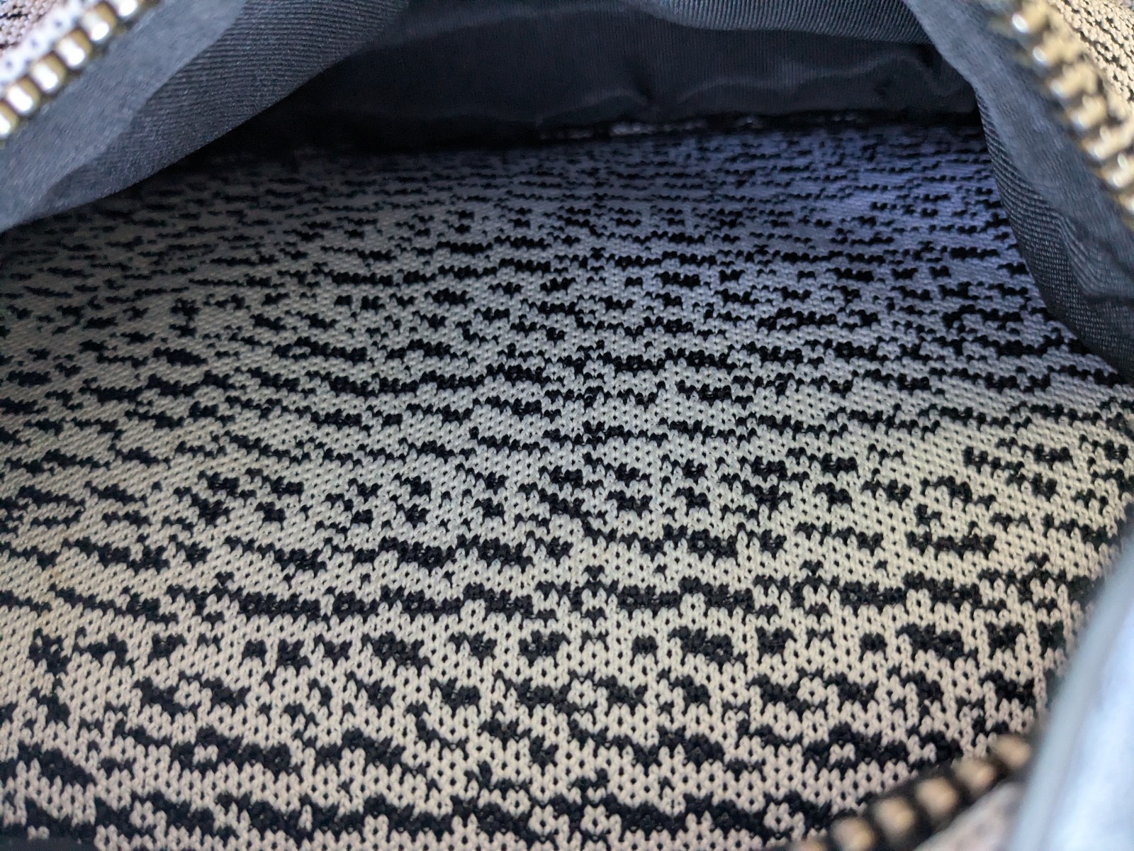 Mozay Backpack Opal Backpack Dreamweave Oreo Knit Laptop Pocket Black White