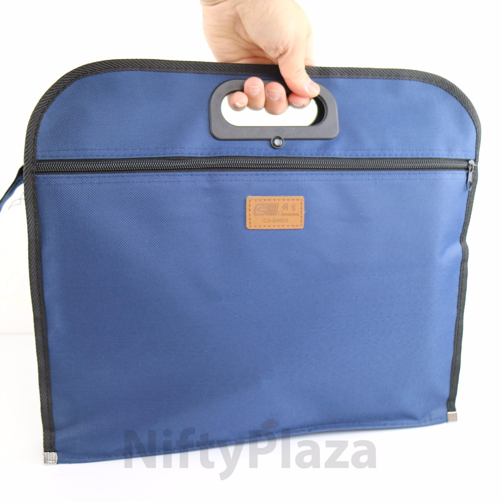 Business Documents holder Zipper Bag Men’s Soft Tote Casual Handbag A4 Documents