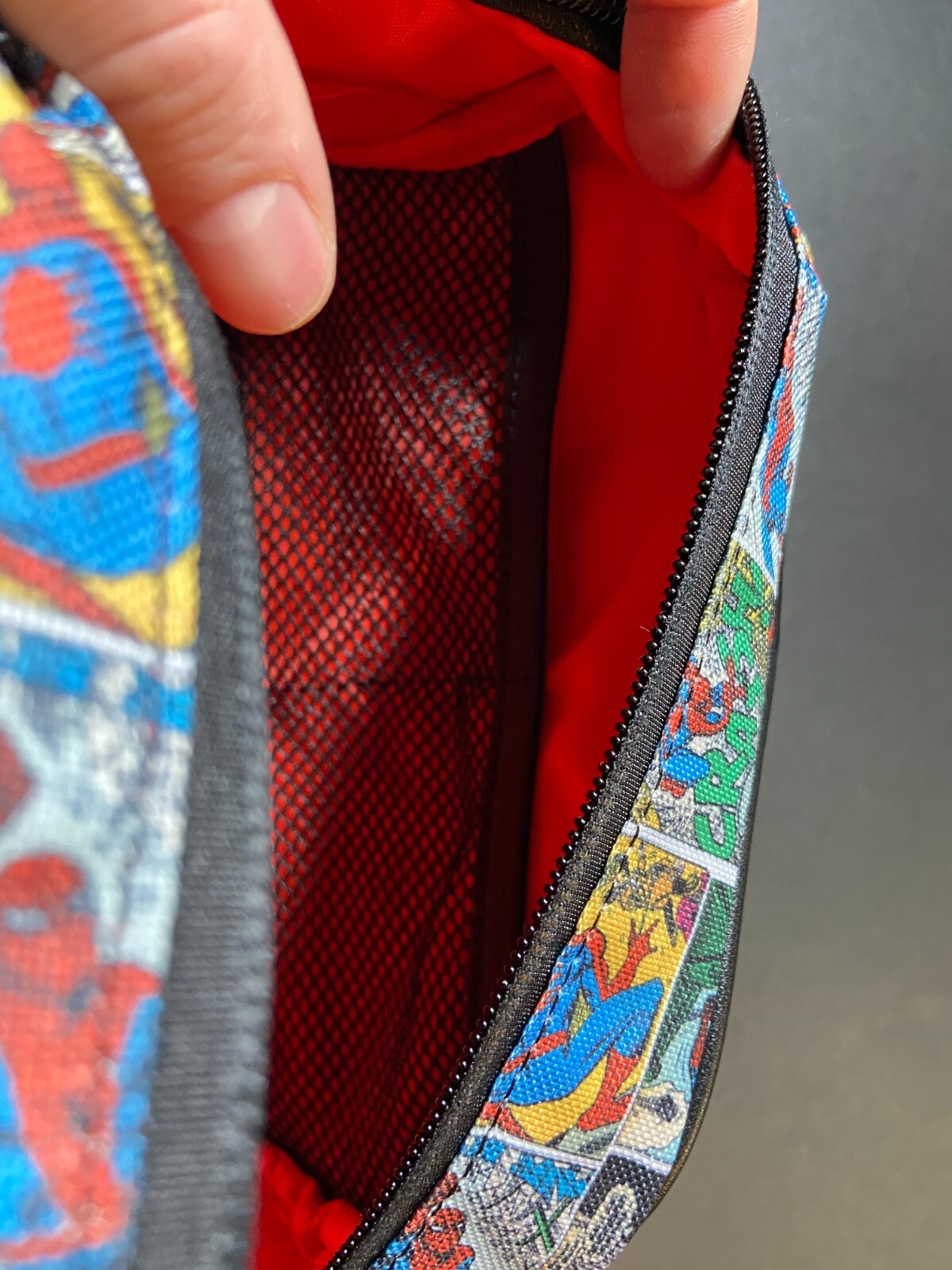 Marvel The Amazing Spider-Man Not Today! Dopp Kit with Bottle Multi-Color NEW