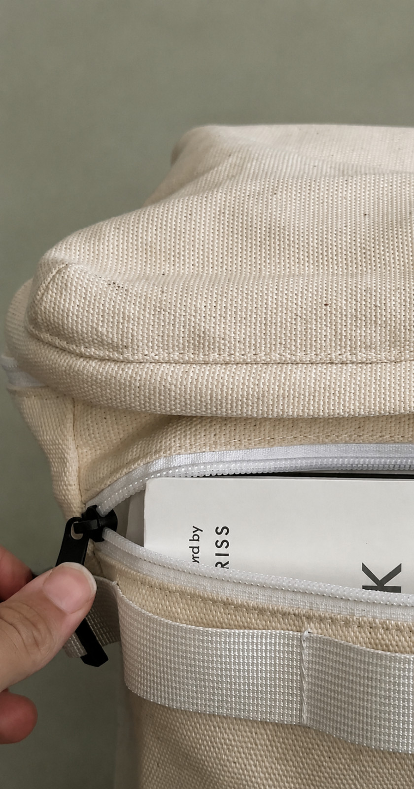 Organic Cotton Backpack – Eco Travel Bag, Minimalist, Sustainable, Lightweight