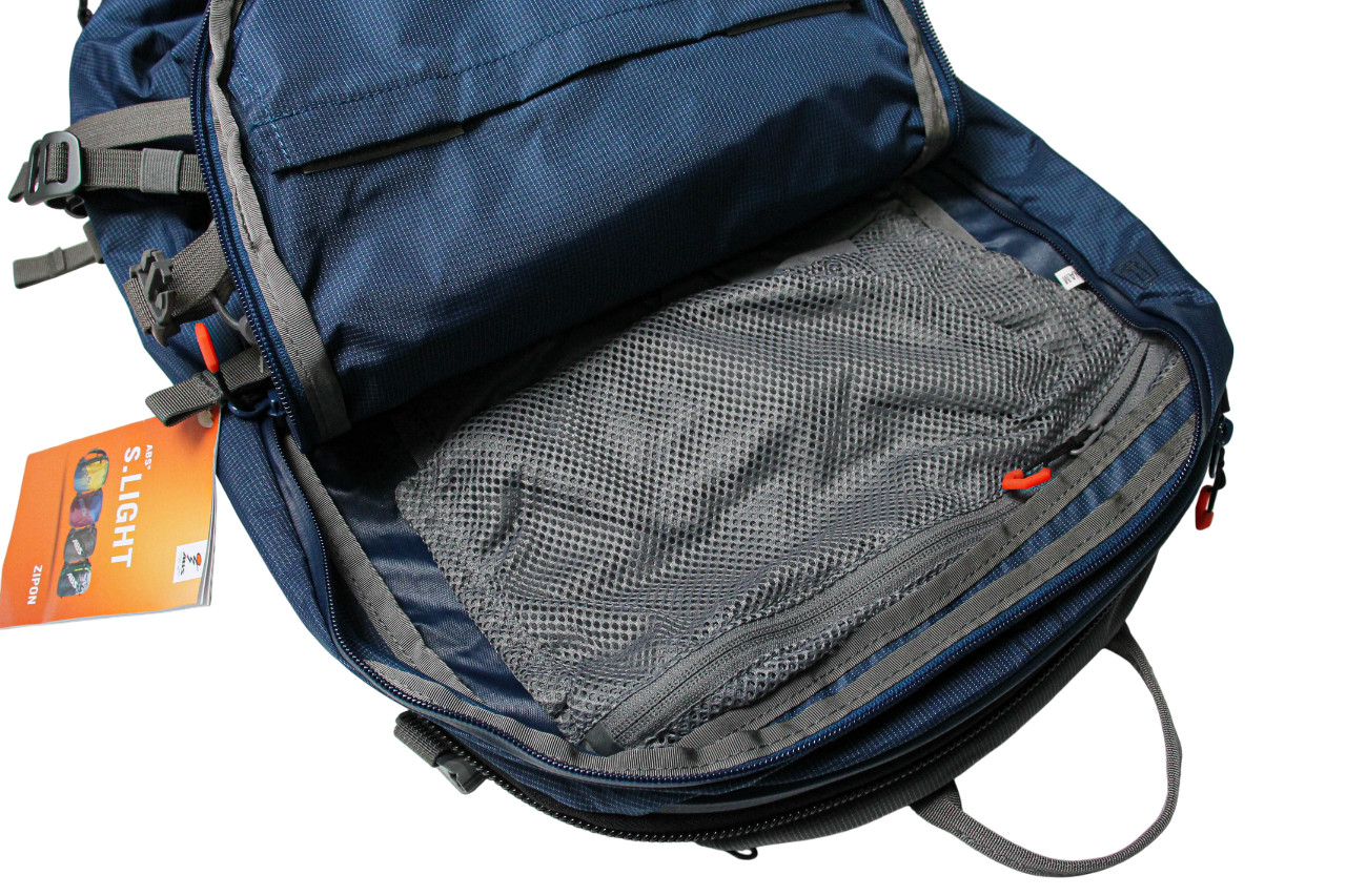 ABS s.LIGHT Compact Zip-On 15 Bag Men’s 15L Ski Snowboard Safety Blue Backpack
