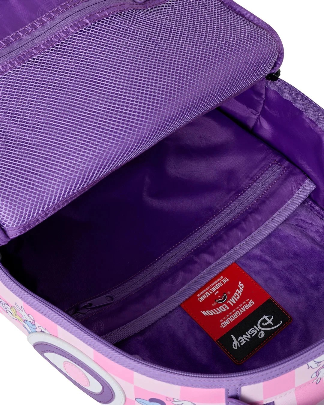 🔥🔥Sprayground Disney MINNIE DAISY CHECK Backpack New Pink Bookbag School Bag