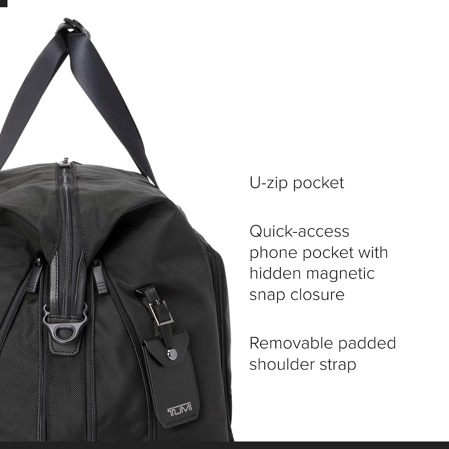 TUMI Alpha Double Expansion Duffel – Durable Travel Bag for Business & Weekend