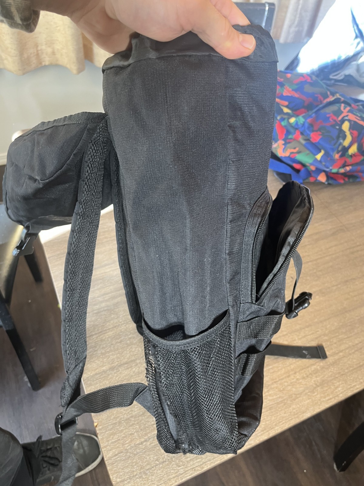 Wrangler Backpack- Black Logo, Water Resistant, Padded Laptop free shipping USA