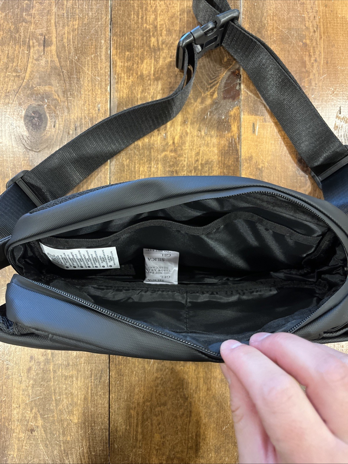 BYLT Premium Basics Water Resistant Crossbody Bag Black Fanny Pack