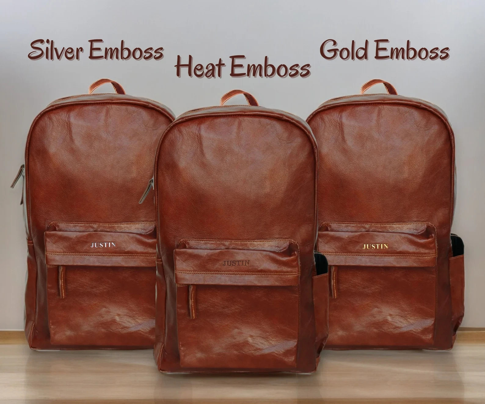 Genuine Leather Travel Backpack – Vintage Rucksack Laptop School Bag Men Women