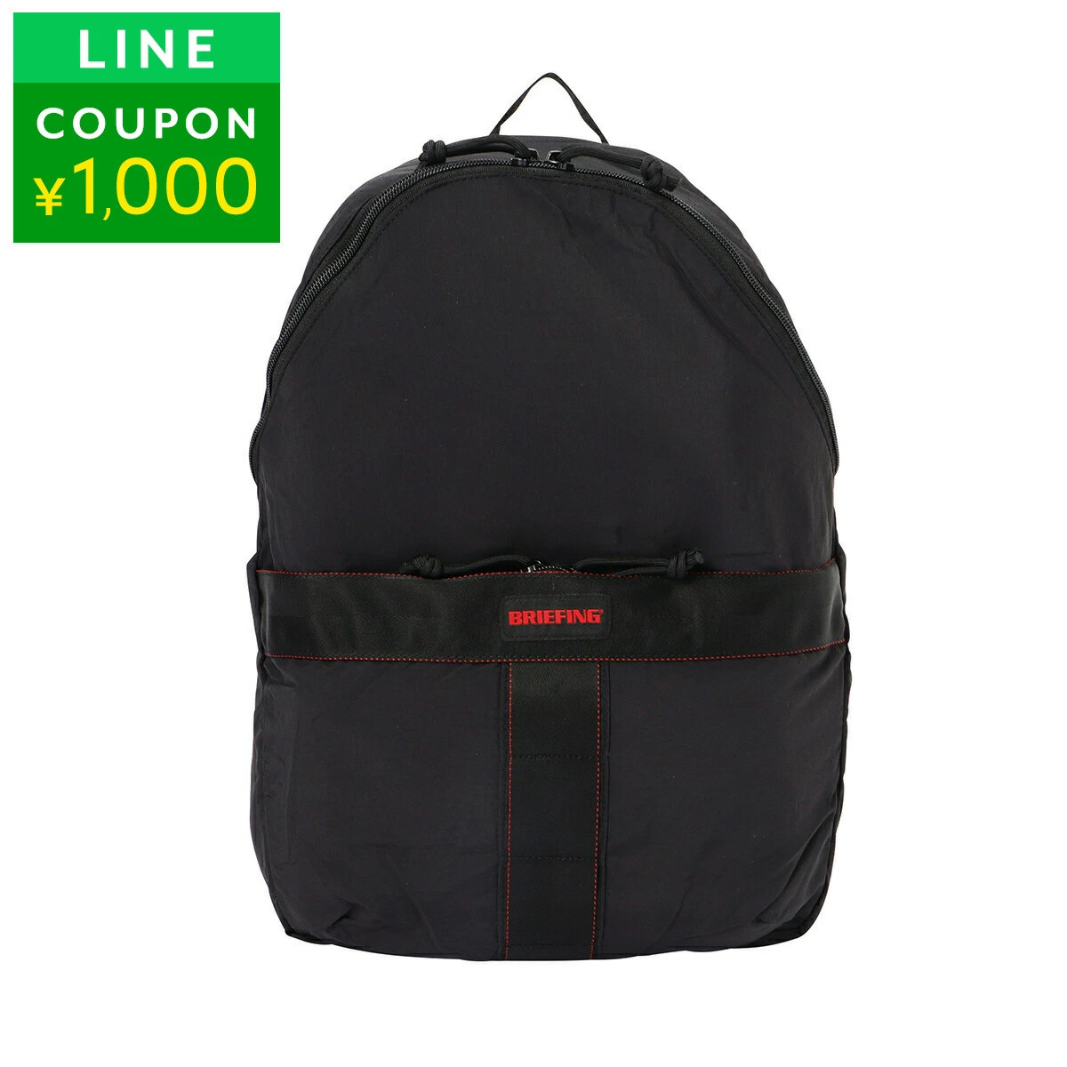 BRIEFING Solid Light Backpack BRA241P11 010 Men’s Black