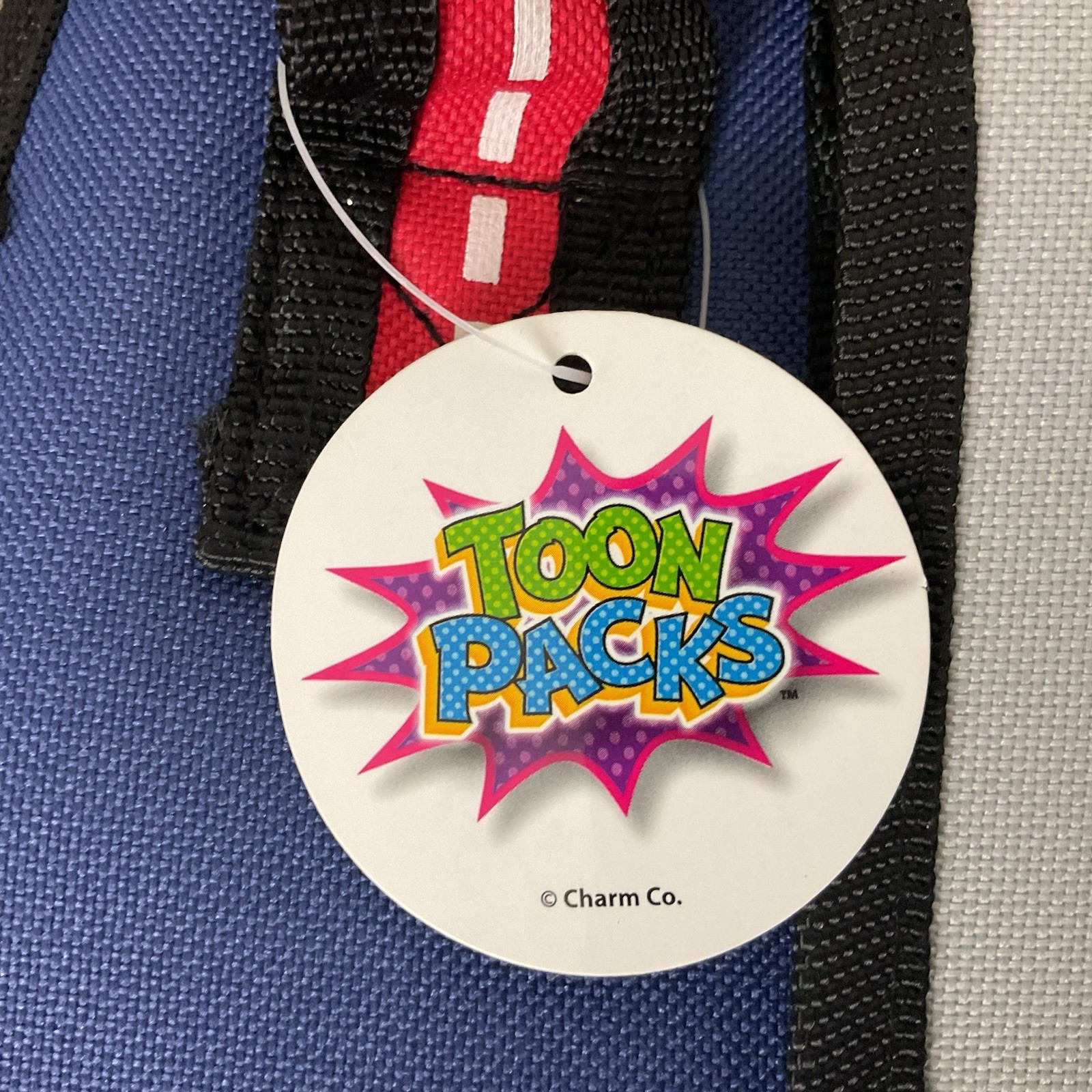 2D Toon Blue Camera Snap Cross Body Satchel Bag Charm Co. Toon Packs