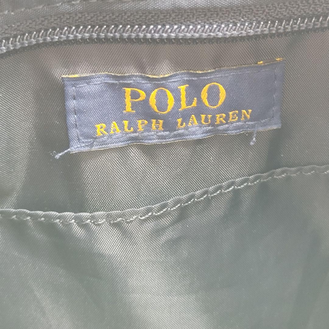 Polo Ralph Lauren 2-Way Handbag Shoulder Bag Nylon Navy W29cm H28cm D11cm Polo